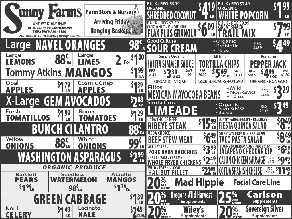 Our Weekly Specials Ad